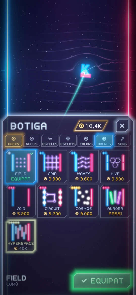 L’arena COSMOS de Magnet Tap