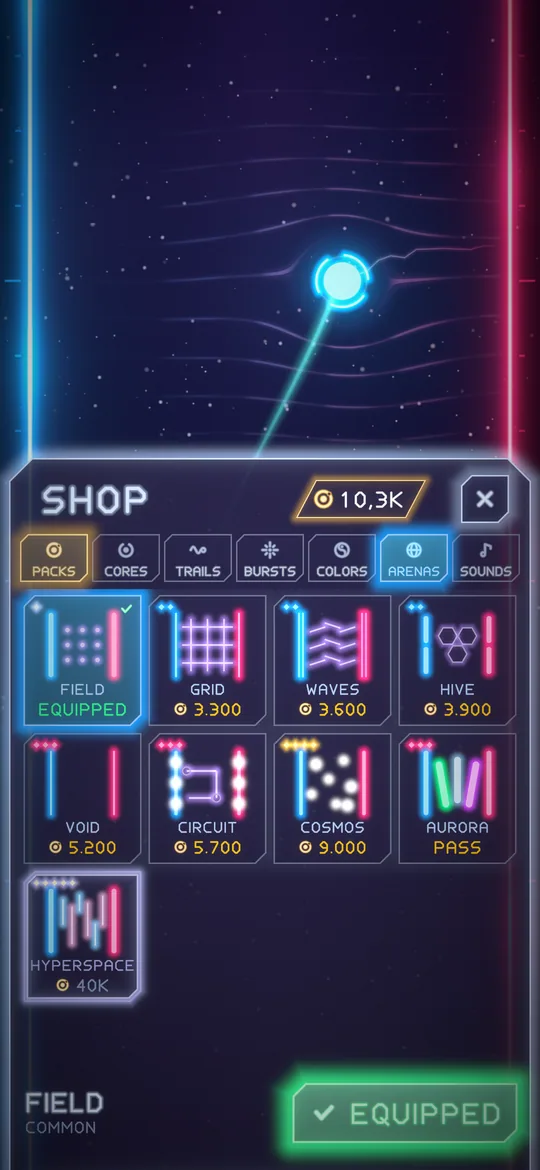Cosmos arena in Magnet Tap