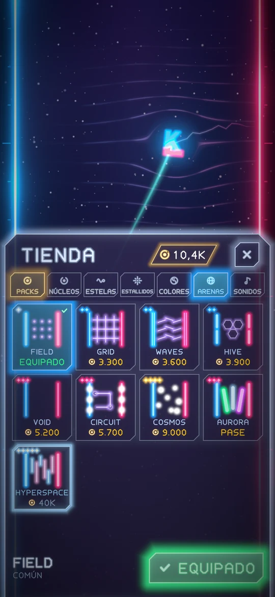 La arena COSMOS de Magnet Tap