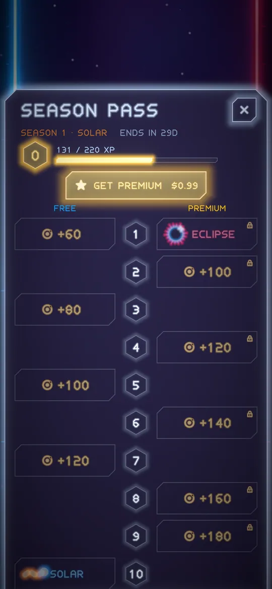 Seasonal rewards in Magnet Tap